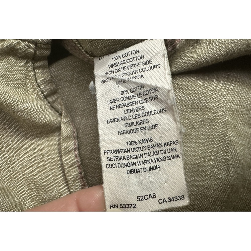 FCUK Shirt Mens Small Long Sleeve Button Down Workwear Casual Double Pocket - Picture 9 of 10